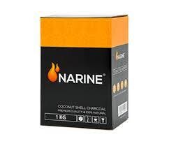 Narine 1KG Natural charcoal - Cubes