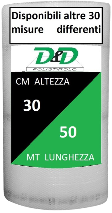 Pluriball 30 cm x 50 mt/l