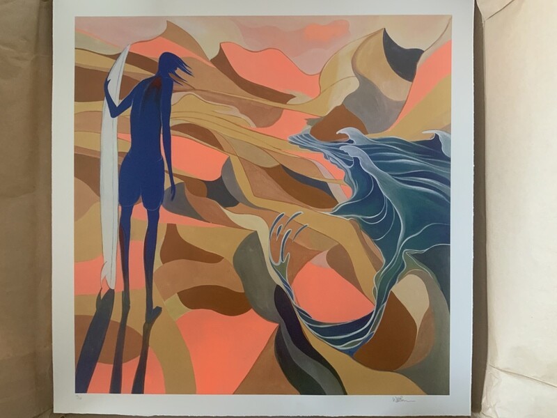 Blue Surfer