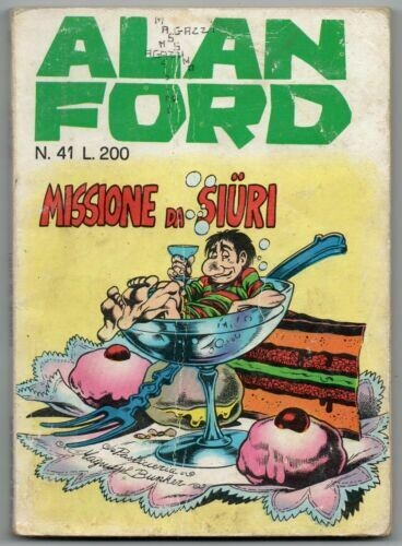 Alan Ford N.41 - Missione da siuri - Max Bunker - editoriale corno