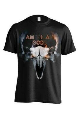 American Gods T-Shirt Buffalo Skull taglia M