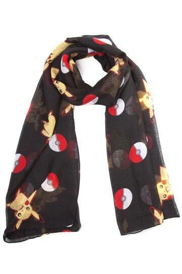 Pokemon Scarf Pokeball & Pikachu