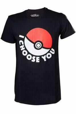 Pokemon T-Shirt I Choose You taglia M