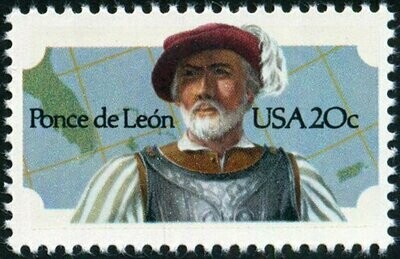 Francobollo Usato - USA 1982- Ponce De Leon