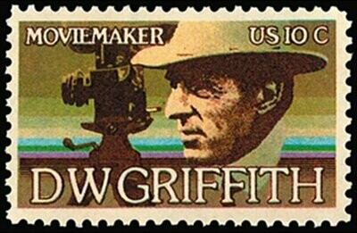 Francobollo - Stati Uniti - David Wark Griffith (1875-1948), Motion Picture Producer - 10 C - 1975 - Usato