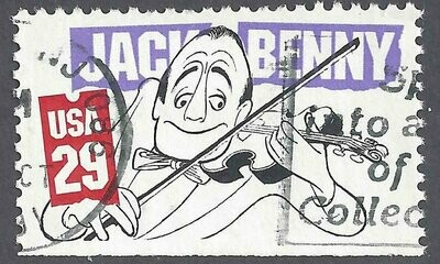 Francobollo - Stati Uniti -Jack Benny (1894-1974) 29 C - 1991 - Usato
