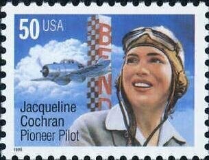 Francobollo - Stati Uniti -Jacqueline Cochran 50 C - 1996 - Usato