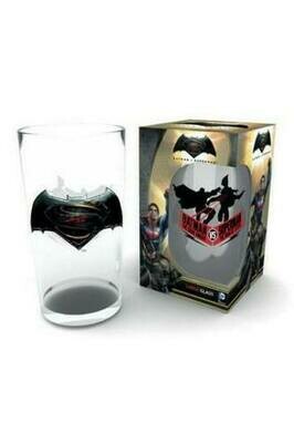 Batman v Superman Pint Glass Logo