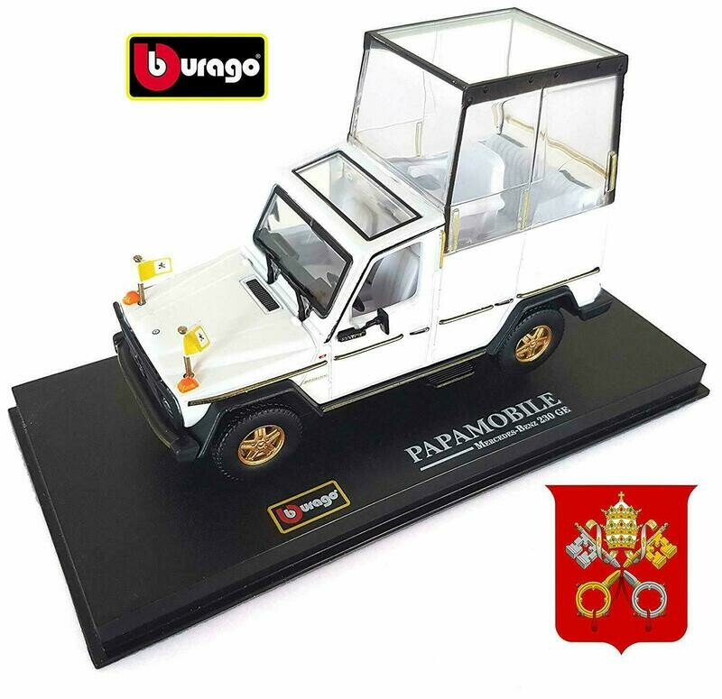 Bburago, Auto papamobile in Scala 1:43, Mercedes Benz G500