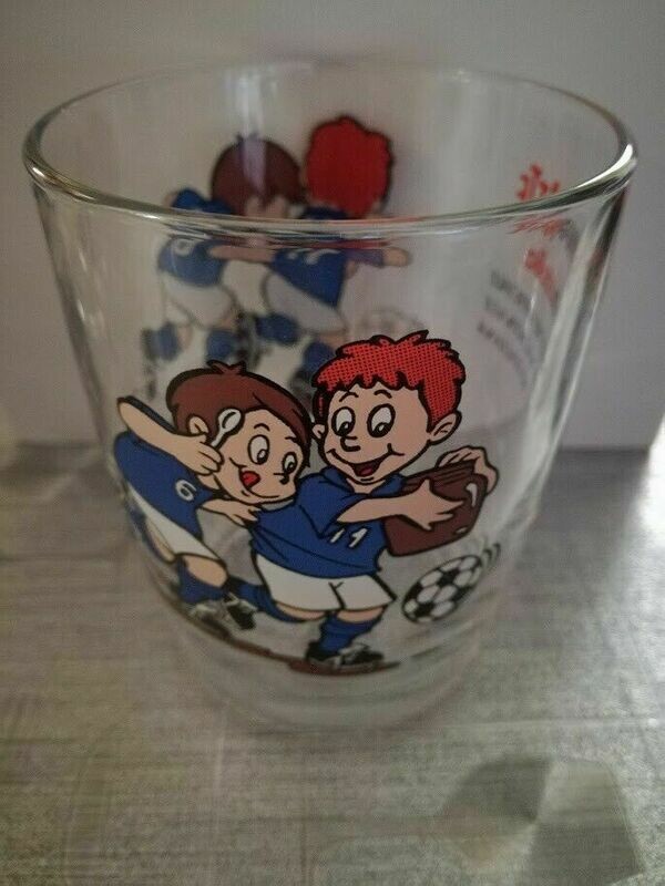 Bicchere Nutella - Le Immagimatte Calcio fallo di gioco - Vintage