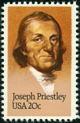 Francobollo - Stati Uniti -Joseph Priestley (1733-1804), Discoverer of Oxygen 20 C - 1983 - Usato