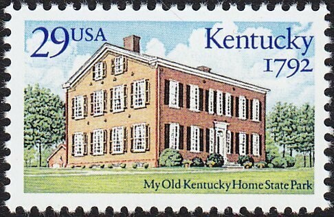Francobollo - Stati Uniti -My Old Kentucky Home State Park 29 C - 1992 - Usato