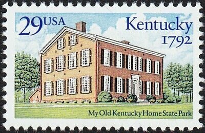 Francobollo - Stati Uniti -My Old Kentucky Home State Park 29 C - 1992 - Usato