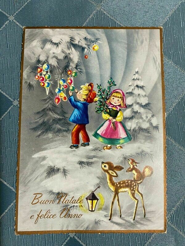 Cartolina Formato Grande - Buon anno e felice anno nuovo Ed.Cecami N.4747 - colori non viaggiata