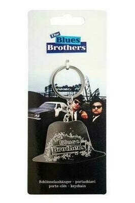 Blues Brothers Metal Keychain Hat