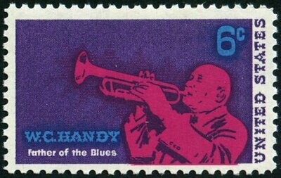 Francobollo - Stati Uniti -William Christopher Handy (1873-1958), Jazz Musician and Com 6 C - 1969 - Usato