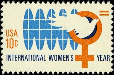 Francobollo - Stati Uniti -Worldwide Equality for Women 10 C - 1975 - Usato