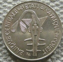 Moneta - Africa occidentale (BCEAO) - 100 francs - 1989