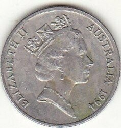 Moneta - Australia -  5 cents - 1994