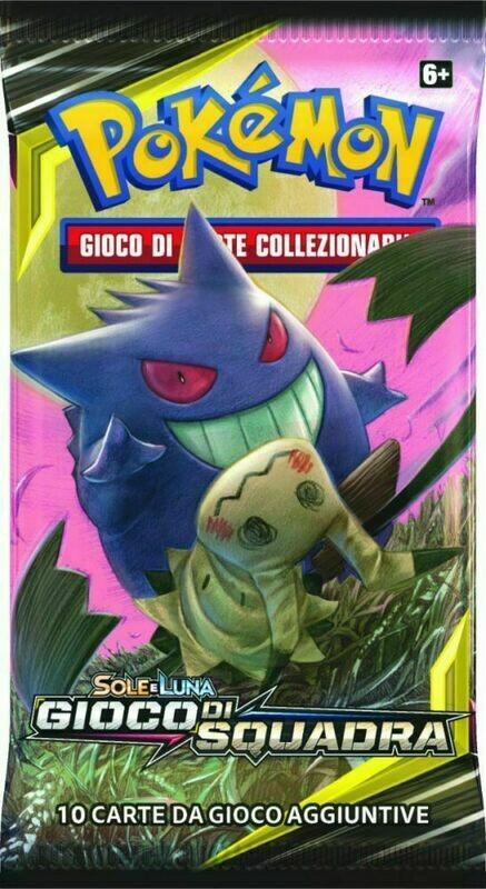 Booster POKEMON - 1x Sole luna gioco di squadra - italiano