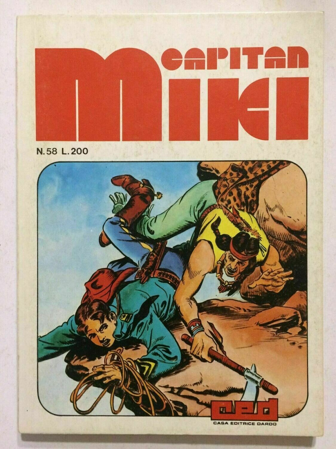 Capitan Miki - N.58 - Serie alternata - ed. Dardo 1972