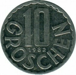 Moneta - Austria -  10 groschen - 1982