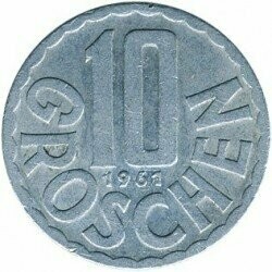 Moneta - Austria -  10 groschen - 1961