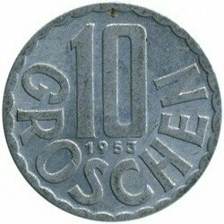 Moneta - Austria -  10 groschen - 1953