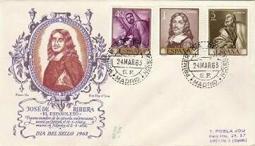 FDC Spagna - 1963- Jose de Ribera "El Españoleto" (1/4)