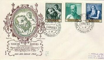 FDC Spagna - 1963- Jose de Ribera "El Españoleto" (2/4)