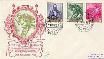 FDC Spagna - 1963- Jose de Ribera "El Españoleto" (3/4)