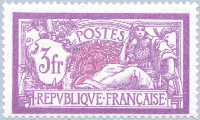 Francobollo - Francia - Allégorie Type Merson - 3 FR - 1927 - Usato