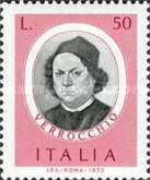 Francobollo - Rep. Italia - Andrea del Cione, Verrocchio - 50 L - 1973 - Usato