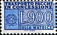 Francobollo - Rep. Italia - Concession Post "sulla matrice" - 900 L - 1981 - Usato
