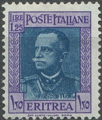 Francobollo - Eritrea - Effigy of Vittorio Emanuele III - 1,25 L - 1931 - Usato