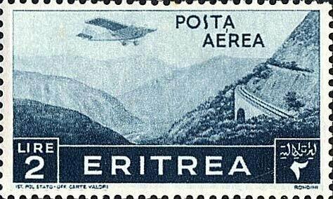 Francobollo - Eritrea - Railway Massaua-Asmara - 2 L - 1936 - Usato