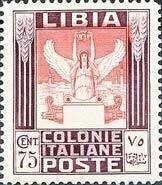 Francobollo - Libia - Victoria - 75 C - 1931 - Usato