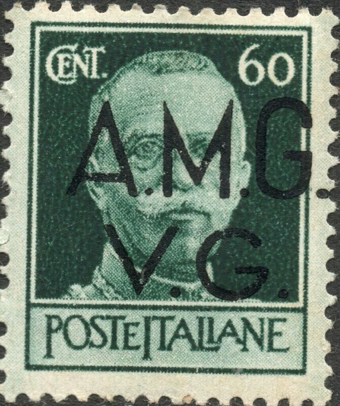 Francobollo - Trieste - Allied Occupation of Venetia Giulia - 60 C - 1945 - Usato
