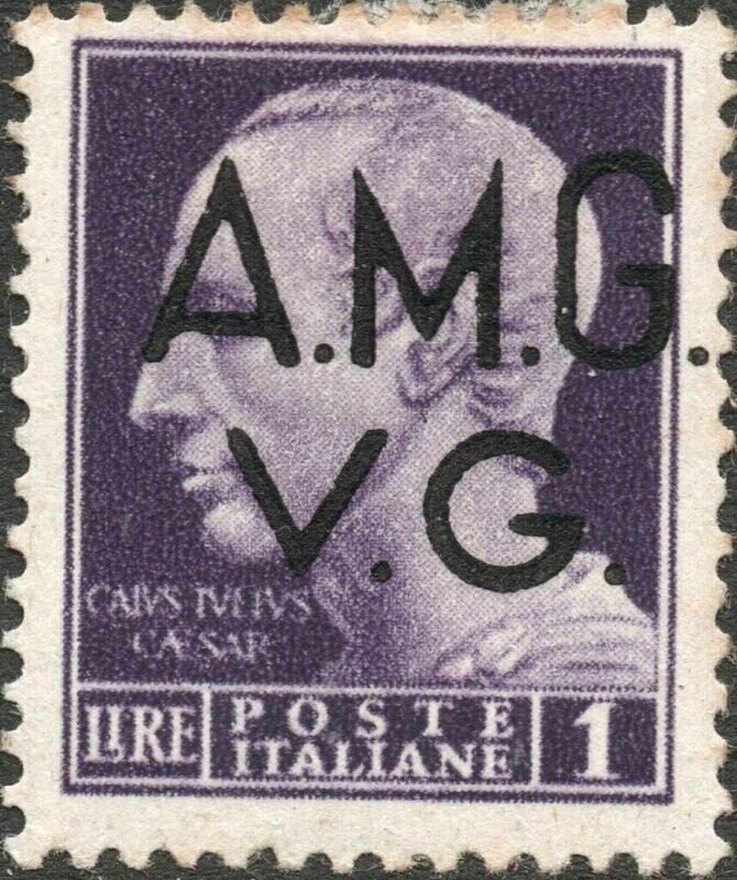 Francobollo - Trieste - Allied Occupation of Venetia Giulia - 1 L - 1945 - Usato