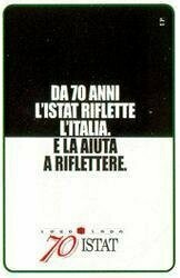 carte telefoniche - 1926 - 1996 ISTAT - Da 70 Anni.. -italia da L.5000 Mantegazza - Usata