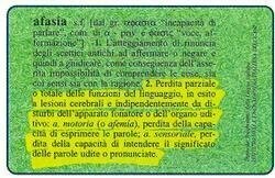 carte telefoniche - Afasia -italia da L.5000 Mantegazza - Usata