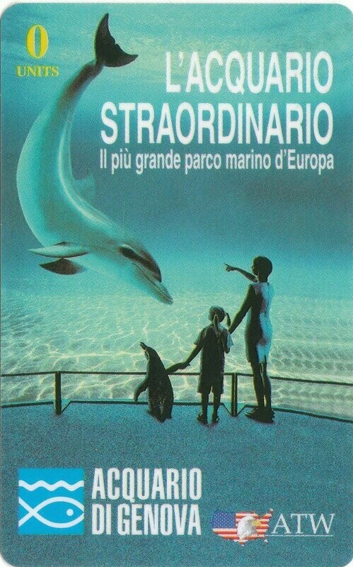 carte telefoniche - Acquario Di Genova - L'Acquario Straordinario -italia da 0 unità  Usata