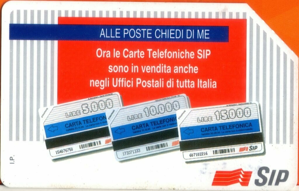 carte telefoniche - Alle Poste Chiedi Di Me -italia da L.10000 Technicard System S.p.A. Usata