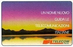 carte telefoniche - Alba Telecom - Un nome nuovo -italia da L.10000 Mantegazza-Usata