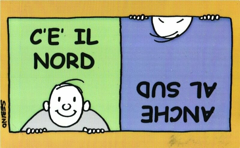 carte telefoniche - Anche Al Sud C'È Il Nord -italia da 5 - Usata