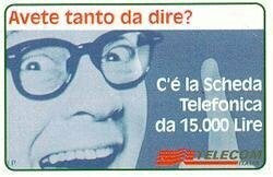 carte telefoniche - Avete Tanto Da Dire? -italia da L.5000 Mantegazza -Usata