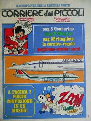 Corriere dei piccoli anno LXIX N.14 - 1977 - Rizzoli libri