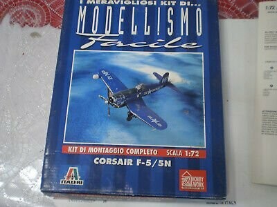 CORSAIR F-5/5N - Modellismo facile Italeri 1990 scala 1:72 (AEREO)