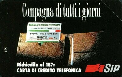 carte telefoniche - Compagna di tutti i giorni -italia da L.10000 Technicard System S.p.A.- Usata