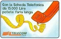 carte telefoniche - Con la scheda telefonica.. - Non Misurate Le Parole -italia da L.10000 Mantegazza - Usata